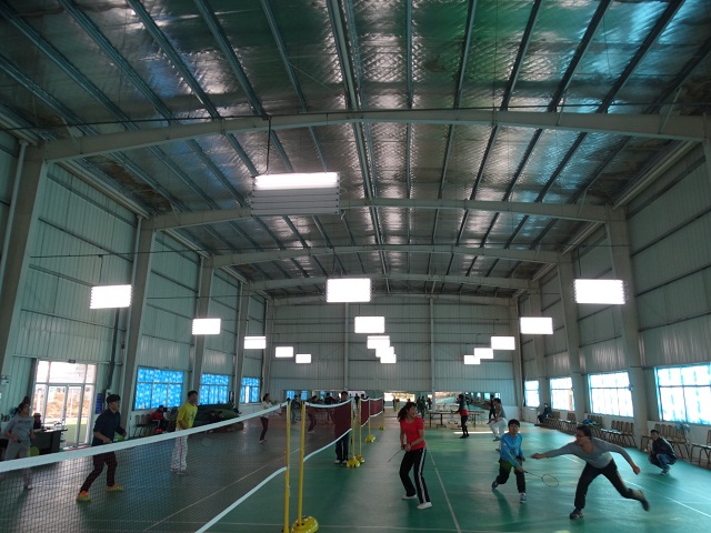 我系举办2014年师生羽毛球友谊赛